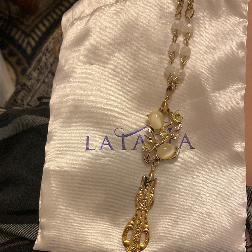 Vintage Crystal Beaded Necklace
